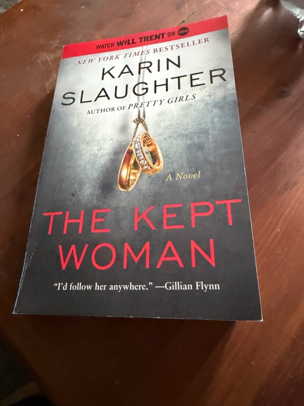 Karin Slaughter "The Kept Woman" Paperback - Black & Red Cover